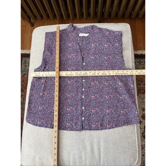 Matilda Jane / Carve Designs XL Ditsy Floral Boho Tunic Shirts Tops Lot Of 2 - Picture 7 of 11